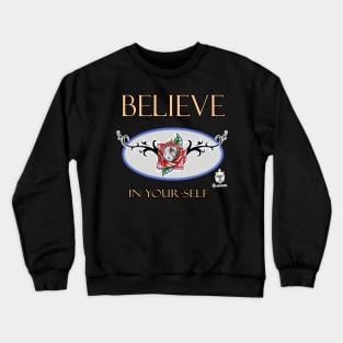 BELIEVE IN YOUR-SELF (YIN & YANG) LOGO Crewneck Sweatshirt